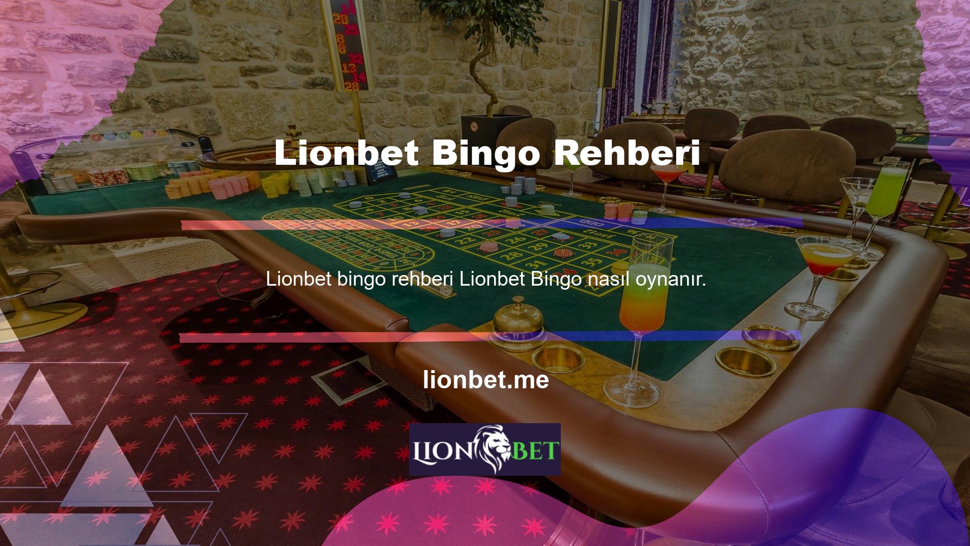 Lionbet Bingo nasıl oynanır? Bu araştırma size Bingo oyunu hakkında bilmeniz gereken tüm bilgileri verecektir